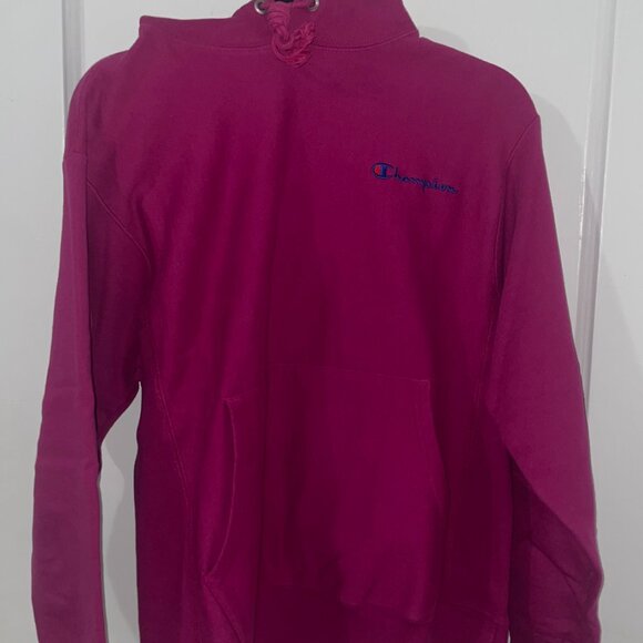 Champion Reverse Weave Hoodie M Fuschia - Picture 2 of 4
